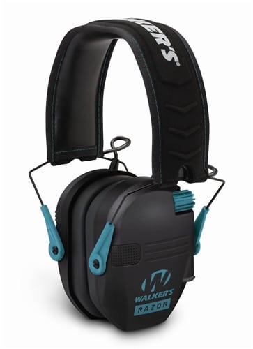 Tapaoidos Razor SLIM ELECTRONIC MUFFS Negro/Celeste WALKERS